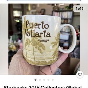 Starbucks 2016 Collectors Global Icon Puerto Vallarta Coffee Mug 26 Oz. Mint!